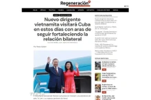 Foto capturada de pantalla. (Fuente: VNA) 