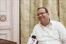 El héroe cubano Fernando González Llort, presidente del Instituto Cubano de Amistad con los Pueblos (ICAP). (Foto: VNA)