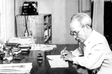 El Tío Ho en la Casa 54 en abril de 1957. (Foto: Museo Ho Chi Minh)