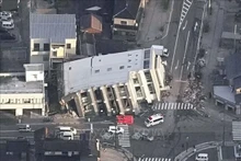El terremoto en Japón deja al menos 48 muertes. (Foto: VNA) 