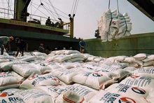 Arroz vietnamita para la exportación. (Foto: VNA)