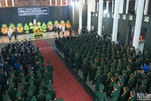 [Foto] Servicio memorial y acto de despedida al general Nguyen Quyet