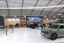 El pabellón de la Corporación Kia en la exposición. (Foto: Yonhap/VNA)