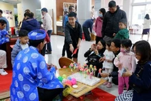 El mercado del Tet es una actividad anual en el Museo de Da Nang durante el Año Nuevo Lunar.