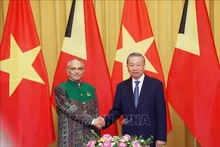 El presidente de Vietnam, To Lam, y su homólogo timorense, José Ramos-Horta. (Foto: VNA)