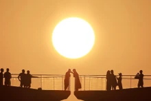 Puente del Beso” figura entre los destinos más favoritos de los viajeros surcoreanos.