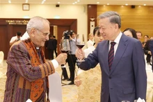 El presidente de Vietnam, To Lam (derecha), y su homólogo de Timor Oriental, José Ramos-Horta. (Foto: VNA)