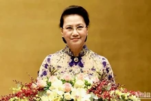 La expresidenta de la Asamblea Nacional de Vietnam, Nguyen Thi Kim Ngan.