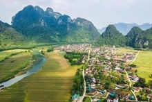 Tan Hoa en el distrito de Minh Hoa, provincia central de Quang Binh. (Foto: VNA)