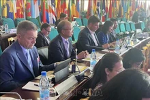 La delegación vietnamita en el evento. (Foto: Embajada de Vietnam)