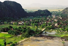 Espacio de la antigua ciudadela de Hoa Lu. (Foto: VNA)