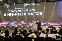 El viceministro de Planificación e Inversión Tran Duy Dong, en el Foro Innovación de Vietnam 2024 (Foto: qdnd.vn)