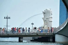 Turistas a Singapur. (Fotografía: straitstimes.com)