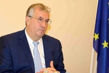 Pierre-Yves Jeholet, ministro-presidente de la Federación Valonia-Bruselas. (Fotografía: VNA)