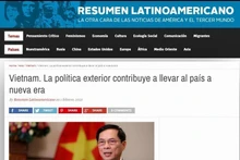 El periódico argentino Resumen Latinoamericano publica el 1 de febrero (hora local) un artículo, en el que elogia la política exterior de Vietnam. (Foto: VNA)