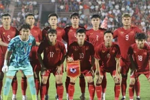 La selección sub-23 de Vietnam. (Fuente: VNA)