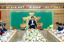 El presidente de Vietnam, Luong Cuong, preside la reunión. (Foto: VNA)