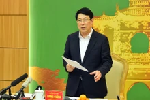 [Foto] Presidente preside conferencia sobre resultados de inspección al Comité partidista de Hung Yen