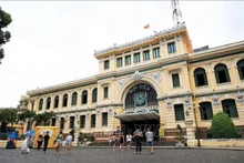 La Oficina Central de Correos es una de las obras arquitectónicas más famosas de Ciudad Ho Chi Minh. (Foto: VNA)
