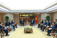 En la recepción. (Foto: VNA)