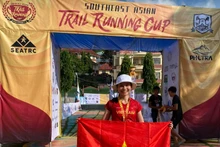 La corredora vietnamita Nguyen Thi Ngoc Anh. (Fotografía: Vnexpress)