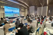 Panorama de la rueda de prensa. (Foto: VNA)