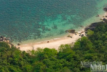 Hermosa playa de arena en la isla Son Cha.