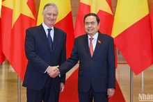 [Foto] Máximo legislador vietnamita se entrevista con el rey Felipe de Bélgica