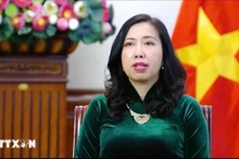 La viceministra de Relaciones Exteriores, Le Thi Thu Hang. (Foto: VNA)