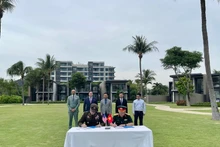 En la ceremonia para entregar a Estados Unidos los restos de sus militares caídos en la guerra de Vietnam. (Foto: VNA)