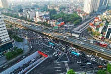 El túnel subterráneo Le Van Luong-Khuat Duy Tien-To Huu, un proyecto de tránsito clave de Hanoi. (Fotografía: VNA)