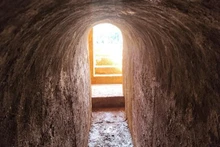 Túnel del Comando de la Zona Militar Tri Thien Hue.