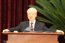 El secretario general del Partido Comunista de Vietnam, Nguyen Phu Trong. (Fotografía: VNA)