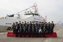 Delegados de ambos países y las autoridades locales. (Foto: qdnd.vn) 