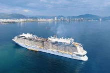 Un crucero en la Bahía de Nha Trang. (Foto: VNA)