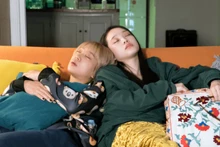 Una escena en la película " “Baby assasins”. 