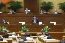 El ministro de Planificación e Inversión, Nguyen Chi Dung, habla en el evento. (Foto: VNA)