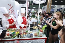 Un pabellón de empresa extranjera en el evento anterior. (Foto: Vinexad)
