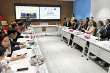 Panorama de la reunión. (Foto: Nhan Dan)