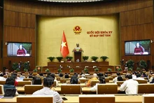 La cuarta semana de trabajo del octavo periodo de sesiones de la Asamblea Nacional de Vietnam de XV legislatura tendrá lugar del 11 al 13 de noviembre. (Foto: VNA)