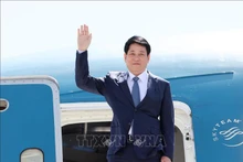 El presidente vietnamita, Luong Cuong, inicia su visita oficial a Chile. (Foto: VNA)