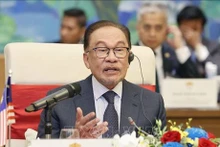 El primer ministro de Malasia, Anwar Ibrahim. (Foto: VNA)