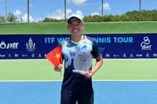 El mejor tenista vietnamita, Ly Hoang Nam (Foto: FBNV)