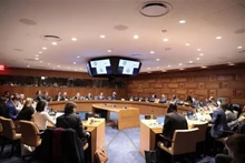 Panorama del simposio sobre resultados en la implementación de la Convemar de 1982, organizado por Vietnam, Grecia, Egipto y Senegal el 8 de diciembre. (Fotografía: VNA)