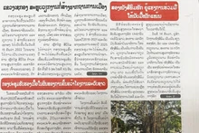 El periódico Pasaxon, en su edición del 16 de diciembre, publicó en primera plana los resultados de la reunión entre Khamphan Pheuyavong y Le Quoc Minh.