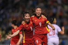 La selección femenina del fútbol de Vietnam mantuvo su puesto 34 en el ranking mundial (Fotograíia: VNA)