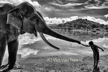 La obra "Conexión". (Fotografía: laodong.vn)