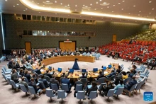 Reunión del Consejo de Seguridad de la ONU el 30 de mayo de 2023 sobre la adopción de una resolución para prorrogar por un año el mandato de la Unami. (Foto: Xinhua)