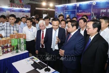 El primer ministro de Vietnam, Pham Minh Chinh, en el evento. (Fotografía: VNA)