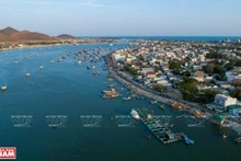 Dam Nai es una laguna de unas mil 200 hectáreas en el distrito de Ninh Hai, provincia de Ninh Thuan. (Fotografía: VNA)